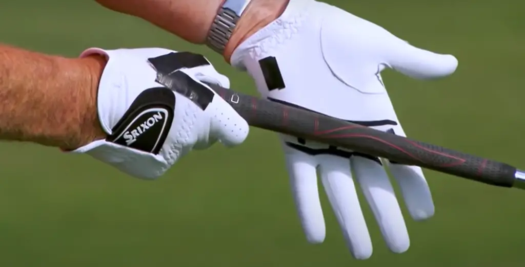 Golf glove care on the course